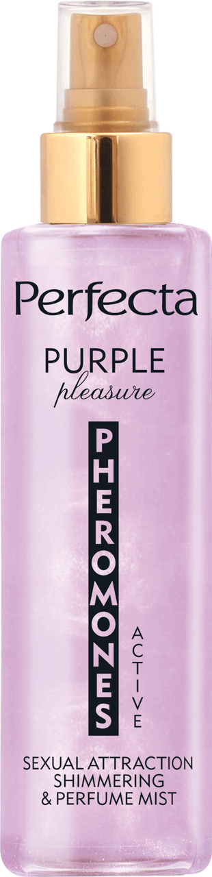 PERFECTA,rozświetlająca mgiełka perfumowana dla kobiet, Purple Pleasure,przód