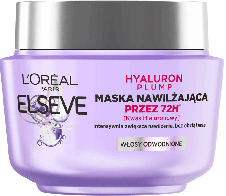 L'ORÉAL PARIS ELSEVE, Hyaluron Plump, maska do włosów nawilżająca, 300 ...