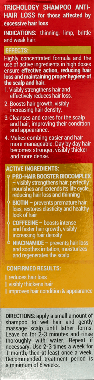 FARMONA NIVELAZIONE,trychologiczny szampon przeciw wypadaniu włosów,lewa