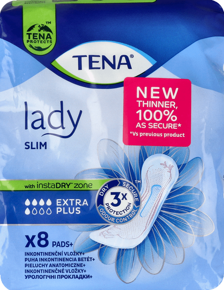 TENA,specjalistyczne podpaski Extra Plus,przód