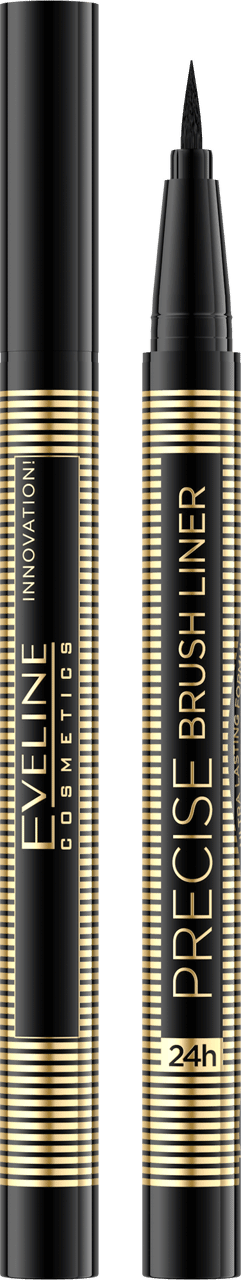 EVELINE COSMETICS, Precise Brush Liner, wodoodporny eyeliner w pisaku z ...