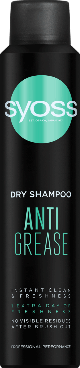 SYOSS,suchy szampon do włosów szybko przetłuszczających się,przód