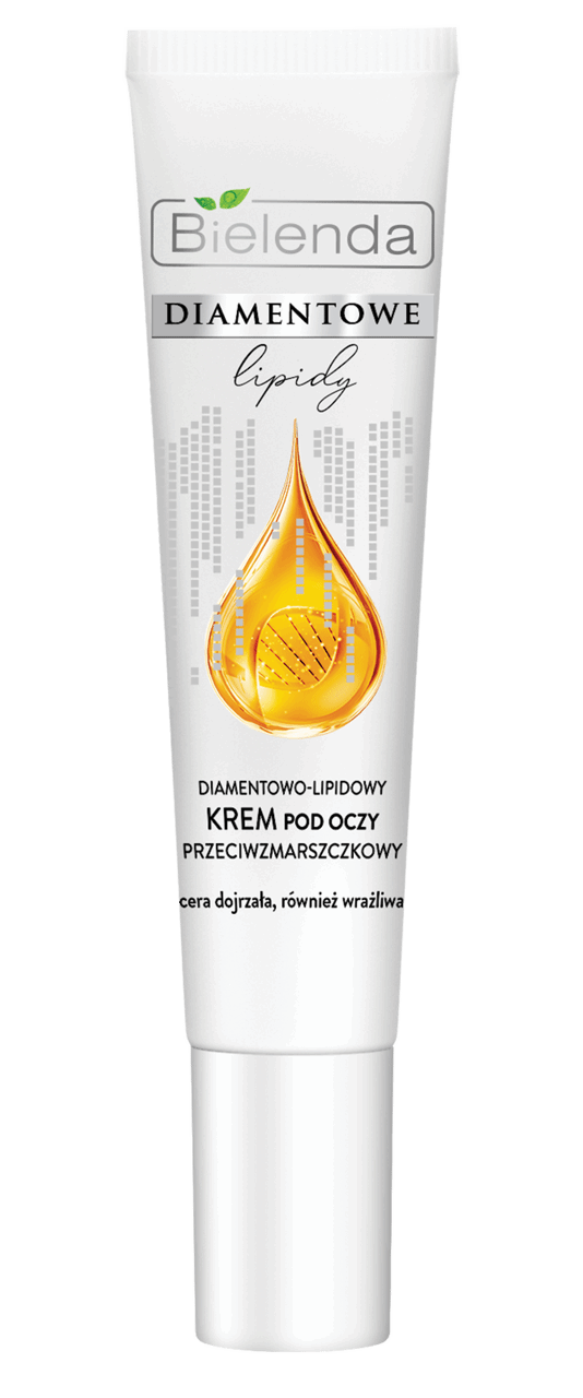 BIELENDA, Diamentowe Lipidy, krem pod oczy, przeciwzmarszczkowy, 15 ml