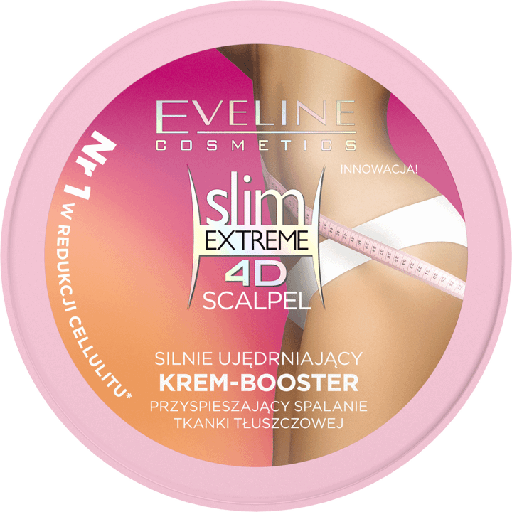 Eveline Cosmetics Slim Extreme 4d Scalpel Silnie Ujędrniający Krem Booster Do Ciała 200 Ml