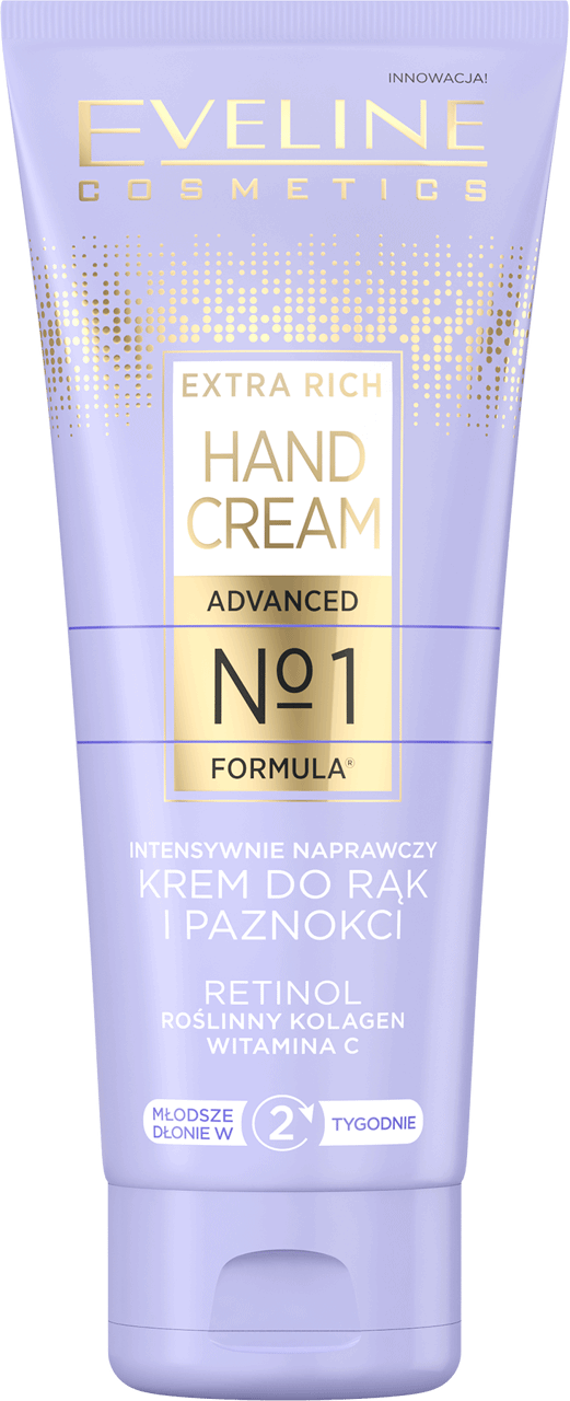 EVELINE COSMETICS, krem do rąk i paznokci retinol, roślinny kolagen ...