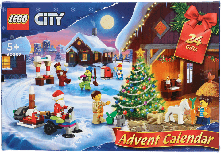 LEGO,kalendarz adwentowy LEGO City, 60352,przód
