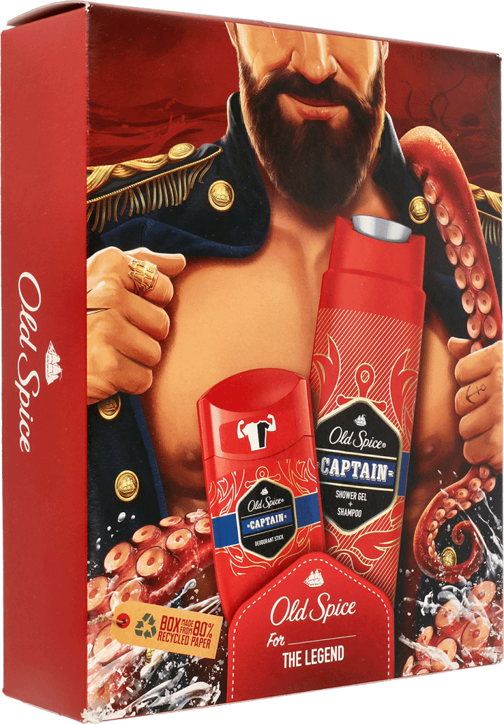 Zestaw upominkowy Old Spice Gamer Wolfthorn Żel pod prysznic 3  w 1 250 ml + Dezodorant w sztyfcie 50 ml (8700216131803) – kupuj z dostawą  na terenie Polski