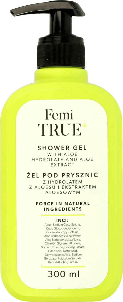 Domowy żel Pod Prysznic Przepis FEMI TRUE, żel pod prysznic , 300 ml | Drogeria Rossmann.pl