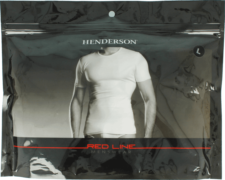 HENDERSON RED LINE,koszulka męska biała, rozm. L,przód