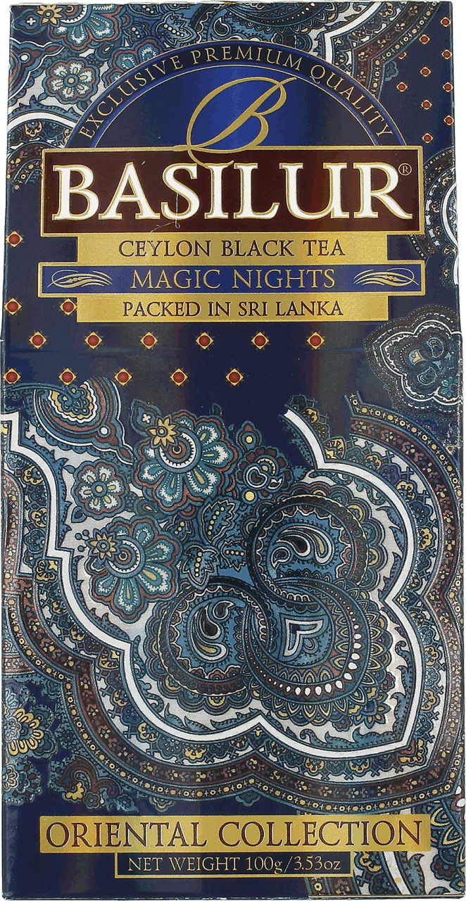 BASILUR,herbata czarna-Oriental Collection - Magic Nights,przód