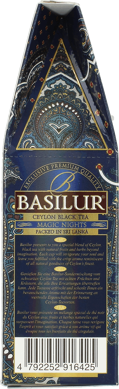 BASILUR, Ceylon Black Tea, herbata czarna-Oriental Collection - Magic ...