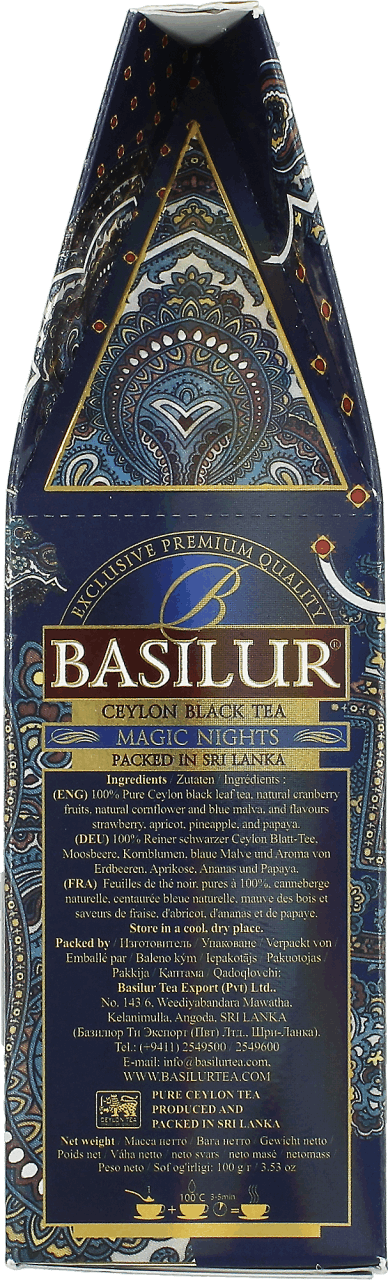 BASILUR,herbata czarna-Oriental Collection - Magic Nights,lewa