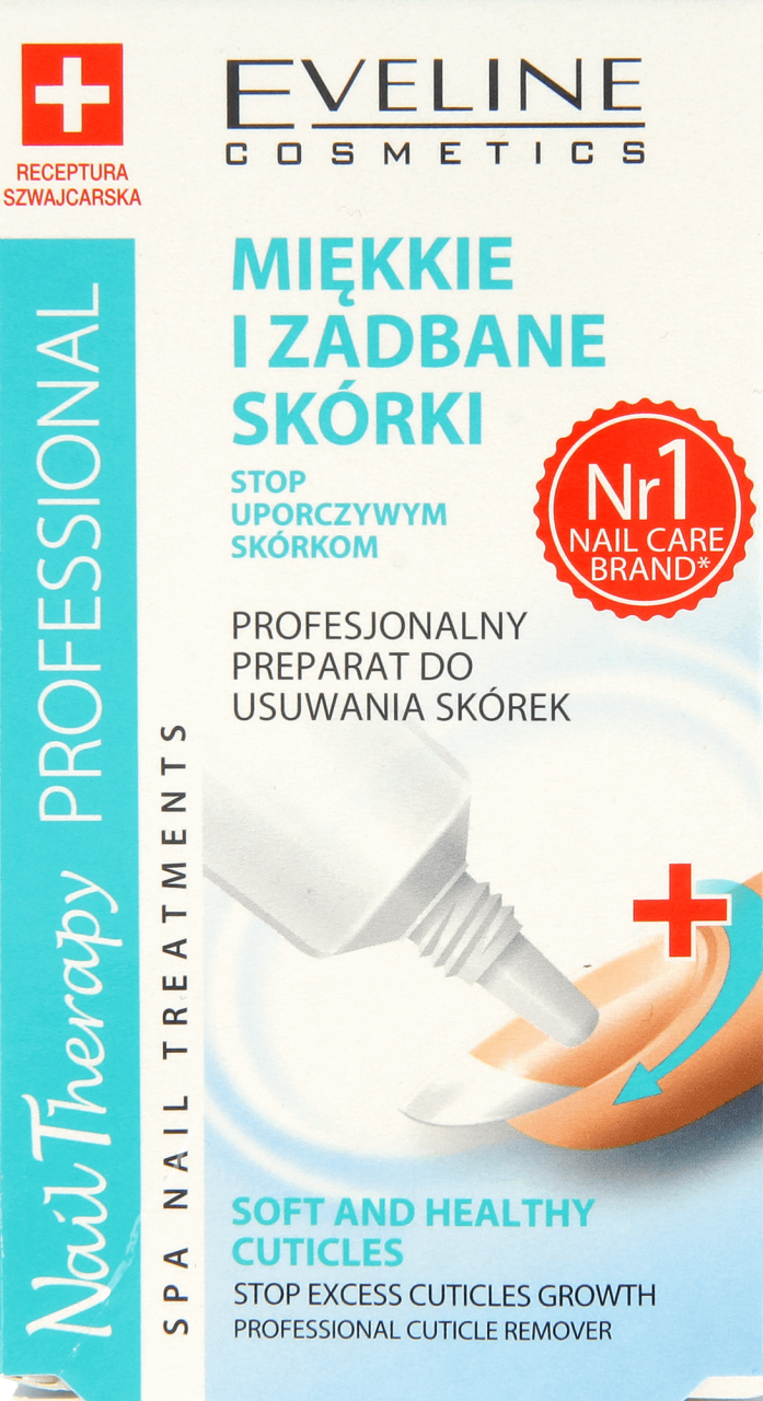 Preparat Do Usuwanie Nagaru Z Pierścieni Eveline, profesjonalny preparat do usuwania skórek 1 szt., nr kat
