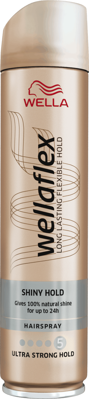 WELLA WELLAFLEX, Shiny Hold, lakier do włosów, 250 ml | Drogeria ...