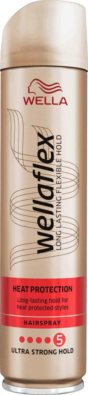 WELLA WELLAFLEX, Heat Protection, lakier do włosów, poziom utrwalenia 5 ...