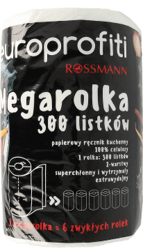 EUROPROFITI,ręcznik papierowy mega rolka,przód