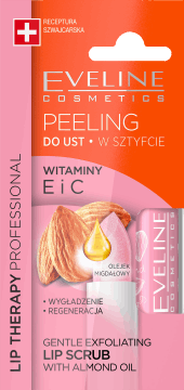 Eveline, Lip Therapy Professional, peeling do ust w sztyfcie, 4 g, nr kat. 276305