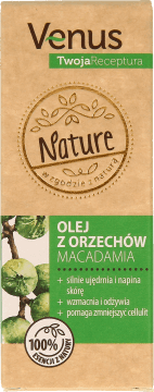 VENUS NATURE,olej naturalny z orzechów makadamia, Twoja Receptura,przód