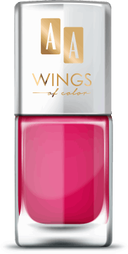 AA WINGS OF COLOR,lakier do paznokci nr 5 Exotic Lilas,przód