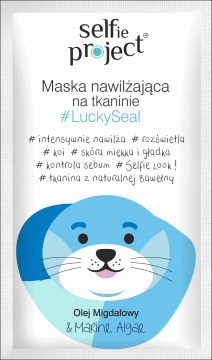 Selfie Project, nawilżająca maska na tkaninie, LuckySeal, 15 ml, nr kat. 269488