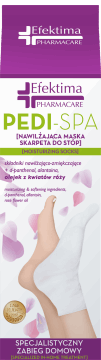 EFEKTIMA,maska-skarpeta do stóp nawilżająca,przód