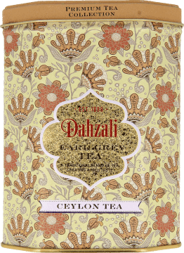 DAHZALI,herbata Earl Grey Ceylon Tea,przód