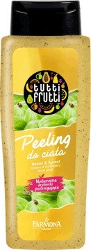 FARMONA TUTTI FRUTTI,peeling do ciała, banan i agrest,przód