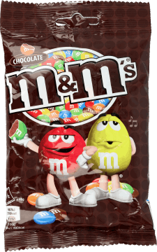 M&M'S,czekolada mleczna w chrupiących kolorowych skorupkach,przód