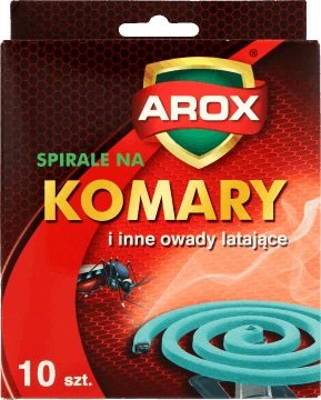 AROX,spirale na komary i inne owady latające komary i inne owady latające,przód