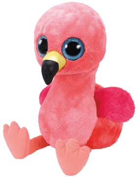 TY BEANIE BOOS,maskotka pluszowa Flaming 15 cm,przód