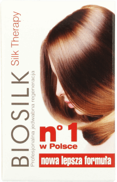 BIOSILK,odżywka do włosów regenerująca,przód