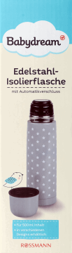 BABYDREAM,termos ze stali nierdzewnej, poj. 500 ml,przód