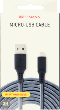 ISTARWORLD,kabel Micro- USB, długość 3 m,przód