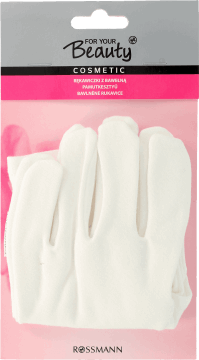 FOR YOUR BEAUTY,bawełniane rękawiczki kosmetyczne,przód