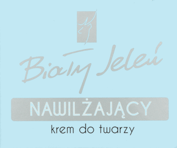 BIAŁY JELEŃ,krem do twarzy nawilżający, dzień/noc,przód