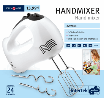 ideenwelt handmixer