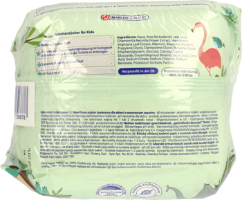 ALOUETTE,nawilżany papier toaletowy dla dzieci o zapachu morskiej bryzy,tył
