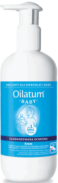 OILATUM BABY,krem z pompką dla dzieci,przód