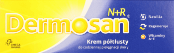 DERMOSAN,krem półtłusty do codziennej pielęgnacji,przód