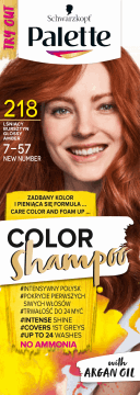 SCHWARZKOPF PALETTE,szampon koloryzujący do włosów nr 218 Lśniący Bursztyn,przód