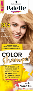 SCHWARZKOPF PALETTE,szampon koloryzujący bez amoniaku nr 308 Złoty Blond,przód