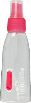 INTERVION,butelka z atomizerem na kosmetyki do bagażu podręcznego, poj. 100 ml,przód
