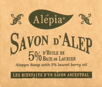 ALEPIA,mydło alep 5% oleju laurowego,przód