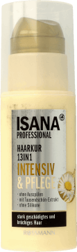 ISANA PROFESSIONAL,maska do włosów zniszczonych i łamliwych,przód