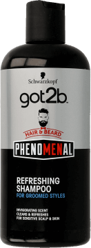 SCHWARZKOPF GOT2B,szampon do włosów i wrażliwej skóry głowy,przód