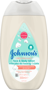 JOHNSON'S,mleczko do twarzy i ciała od 1 dnia życia,przód