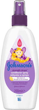 JOHNSON'S,odżywka do włosów dla dzieci, w spray'u,przód
