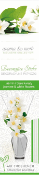 AROMA & MORE,patyczki zapachowe białe kwiaty,przód