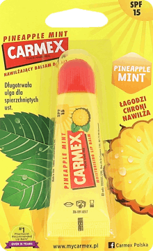 CARMEX,nawilżający balsam do ust pineapple mint, SPF 15,przód
