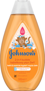JOHNSON'S,płyn do kąpieli i mycia ciała dla dzieci, 2w1,przód